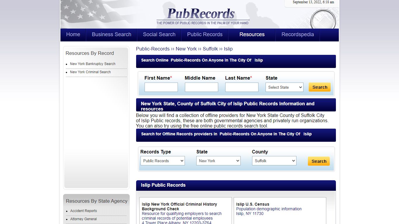 Islip, Suffolk County, New York Public Records - Pubrecords.com